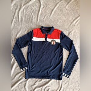 Tommy Hilfiger long sleeve polo, size L